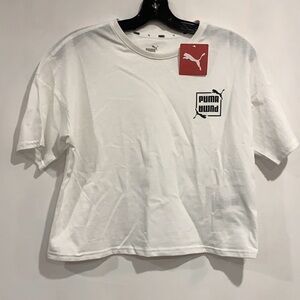 NWT Puma Defined Crop Short Sleeve Tee